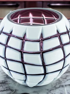 Vaso Ivv in vetro incamiciato