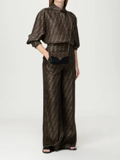 Wallet On Chain FF Diamonds Fendi in pelle