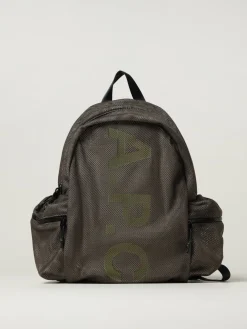 Zaino A.P.C. in nylon a rete e mesh