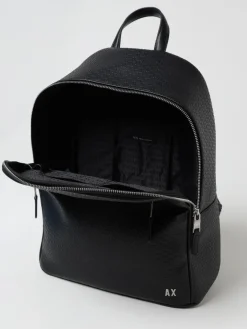 Zaino Armani Exchange in pelle sintetica goffrata