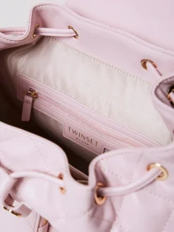 Zaino Audrey trapuntato con logo Oval T Twinset