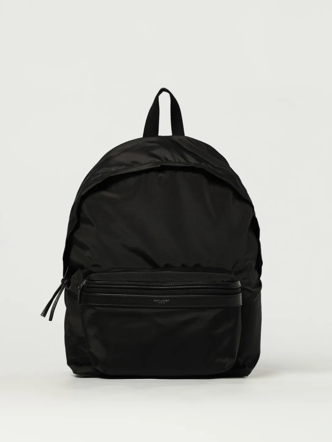 Zaino City Saint Laurent in nylon riciclato e pelle