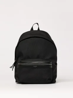 Zaino City Saint Laurent in tela e pelle