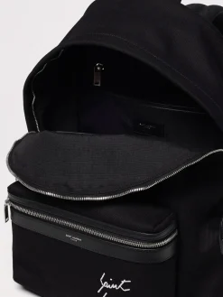 Zaino City Saint Laurent in canvas e pelle