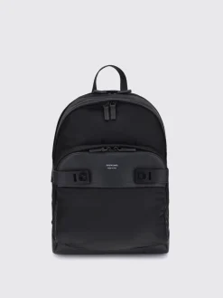 Zaino Gancini Ferragamo in pelle a grana e nylon