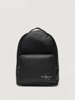 Zaino in pelle sintetica con logo Calvin Klein