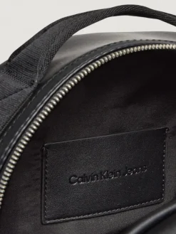 Zaino in pelle sintetica con logo Calvin Klein