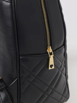 Zaino Love Moschino in pelle sintetica matelassè con borchie a cuore