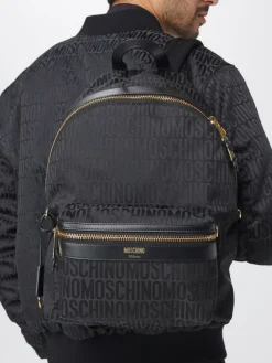 Zaino Moschino Couture in tessuto jacquard