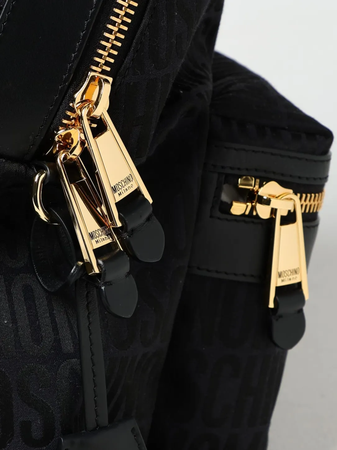 Zaino Moschino Couture in tessuto jacquard