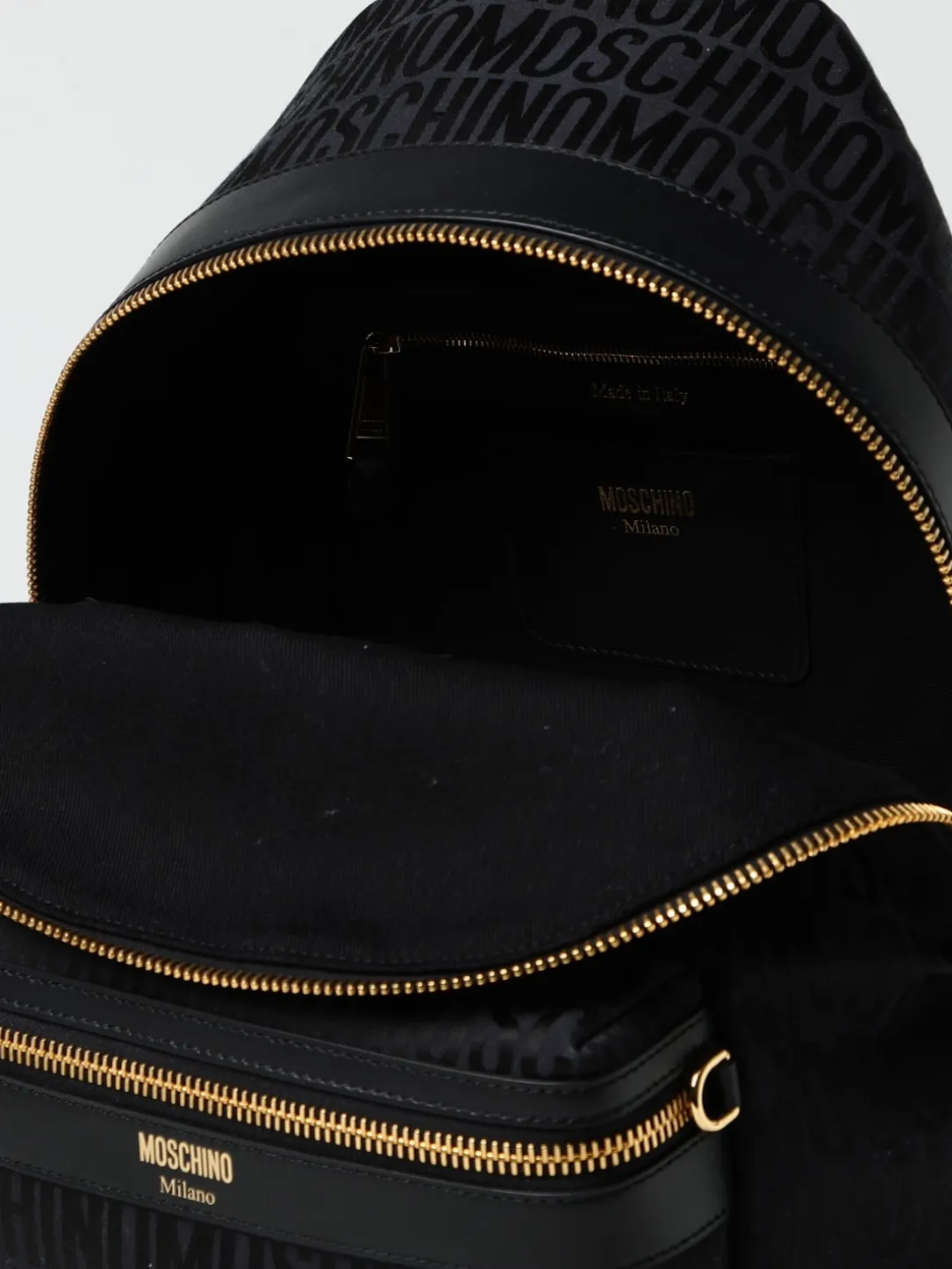 Zaino Moschino Couture in tessuto jacquard