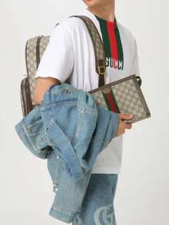 Zaino Ophidia Medium Gucci in tessuto GG Supreme