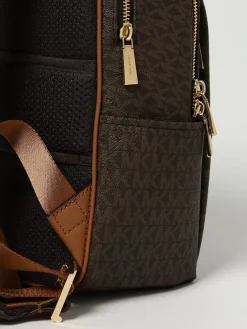 Zaino Sable Michael Kors in cotone spalmato con monogram MK all over