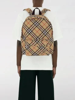 Zaino Vintage Check Burberry in canvas jacquard